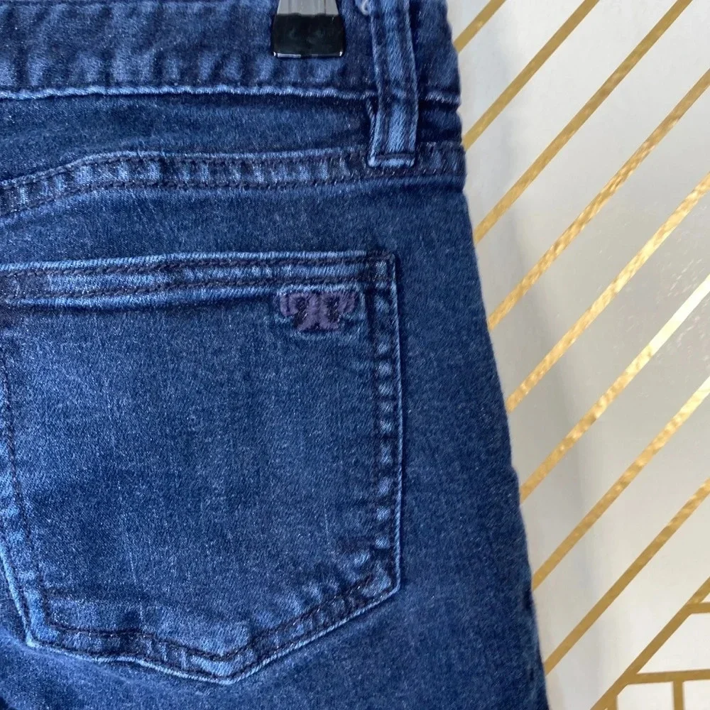 Tory Burch‎ Cropped Skinny Jeans in Medium Wash